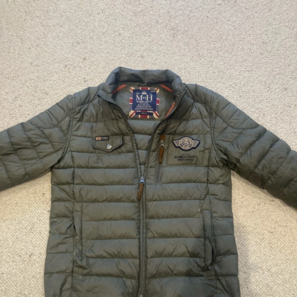 Grön quiltad jacka från Morris Gent's