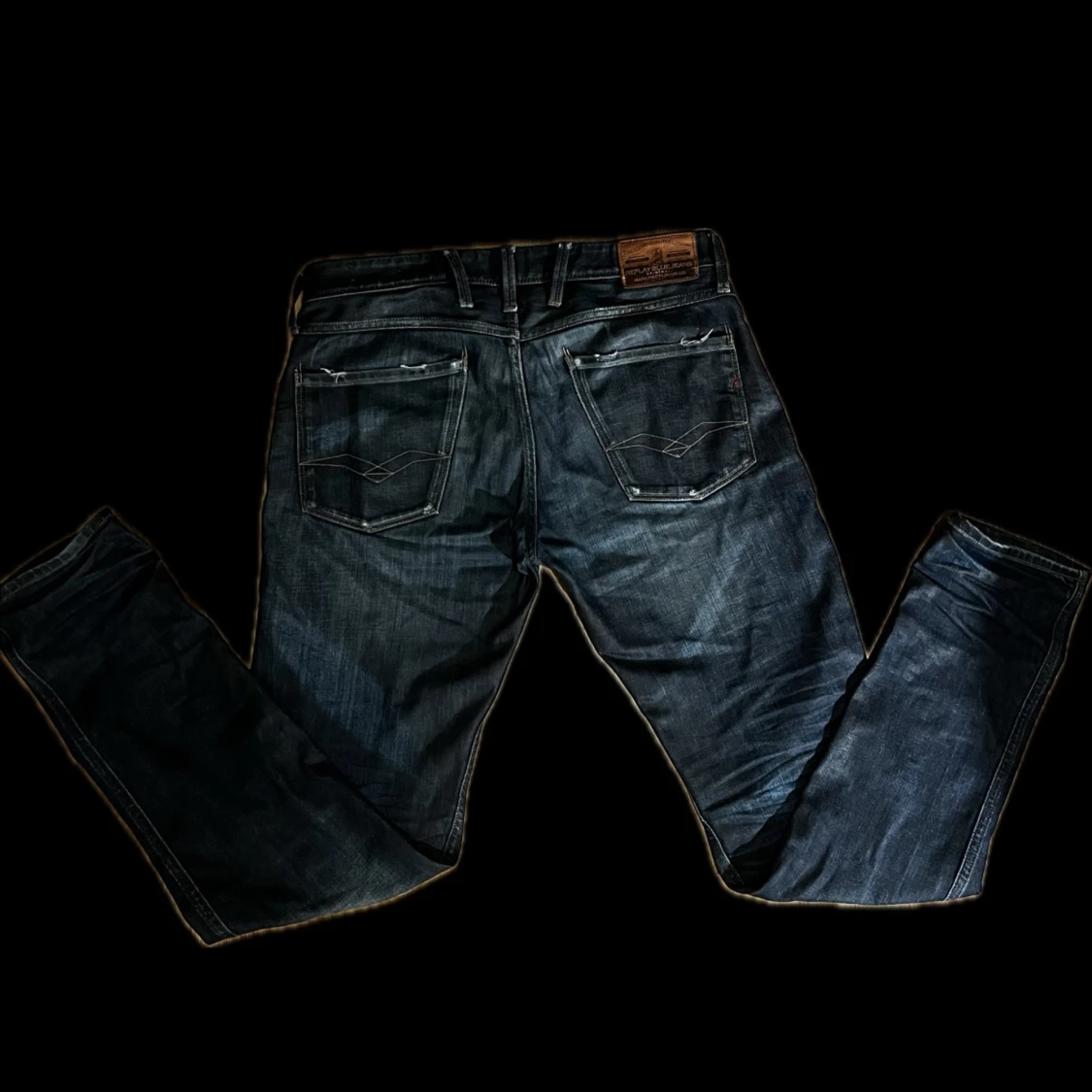 Mörkblå jeans från Replay - 1