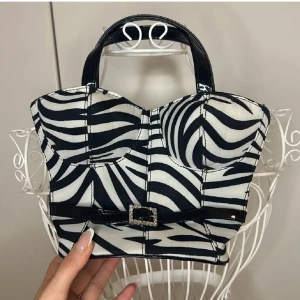 Korsett väska  - Köptes secondhand från Humana och rymmer en del. Fixar till varje outfit med sin annorlunda design. 