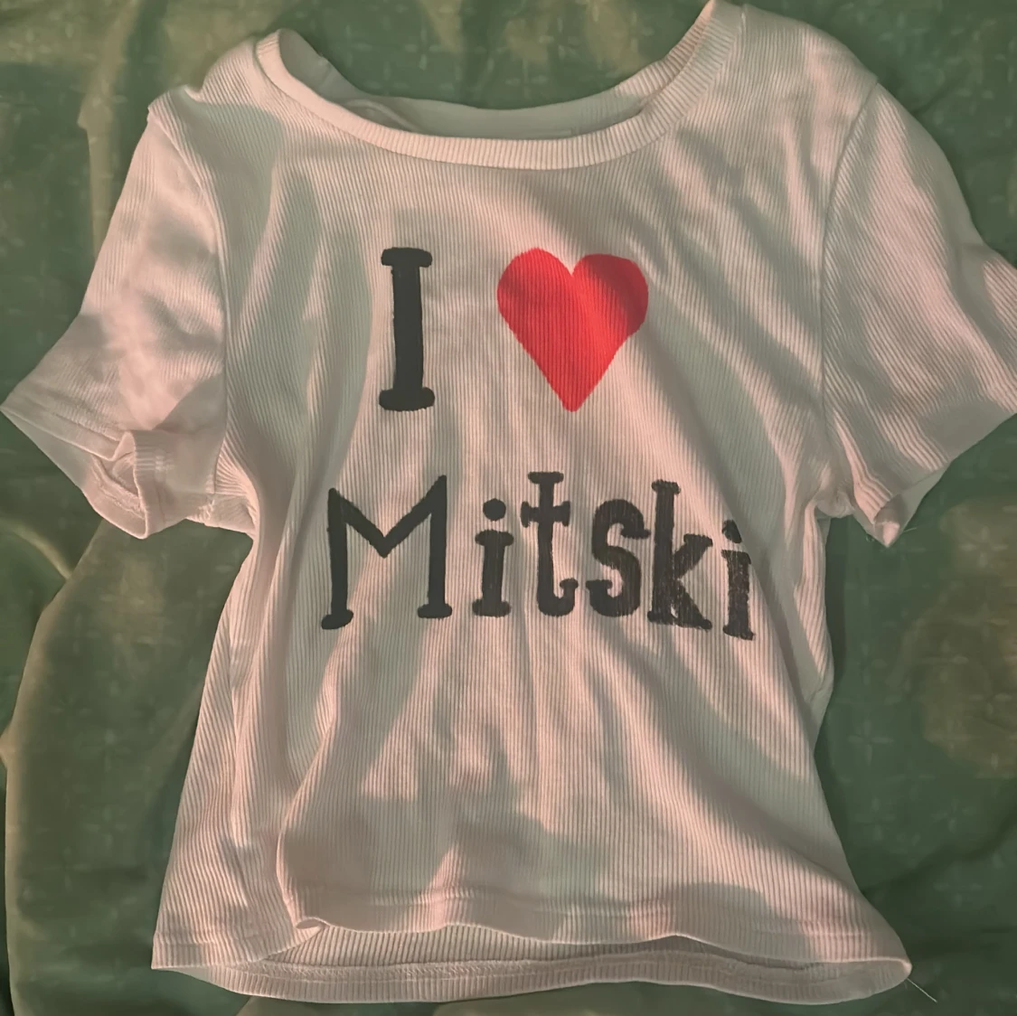 ”i <3 mitski” baby tee - 1