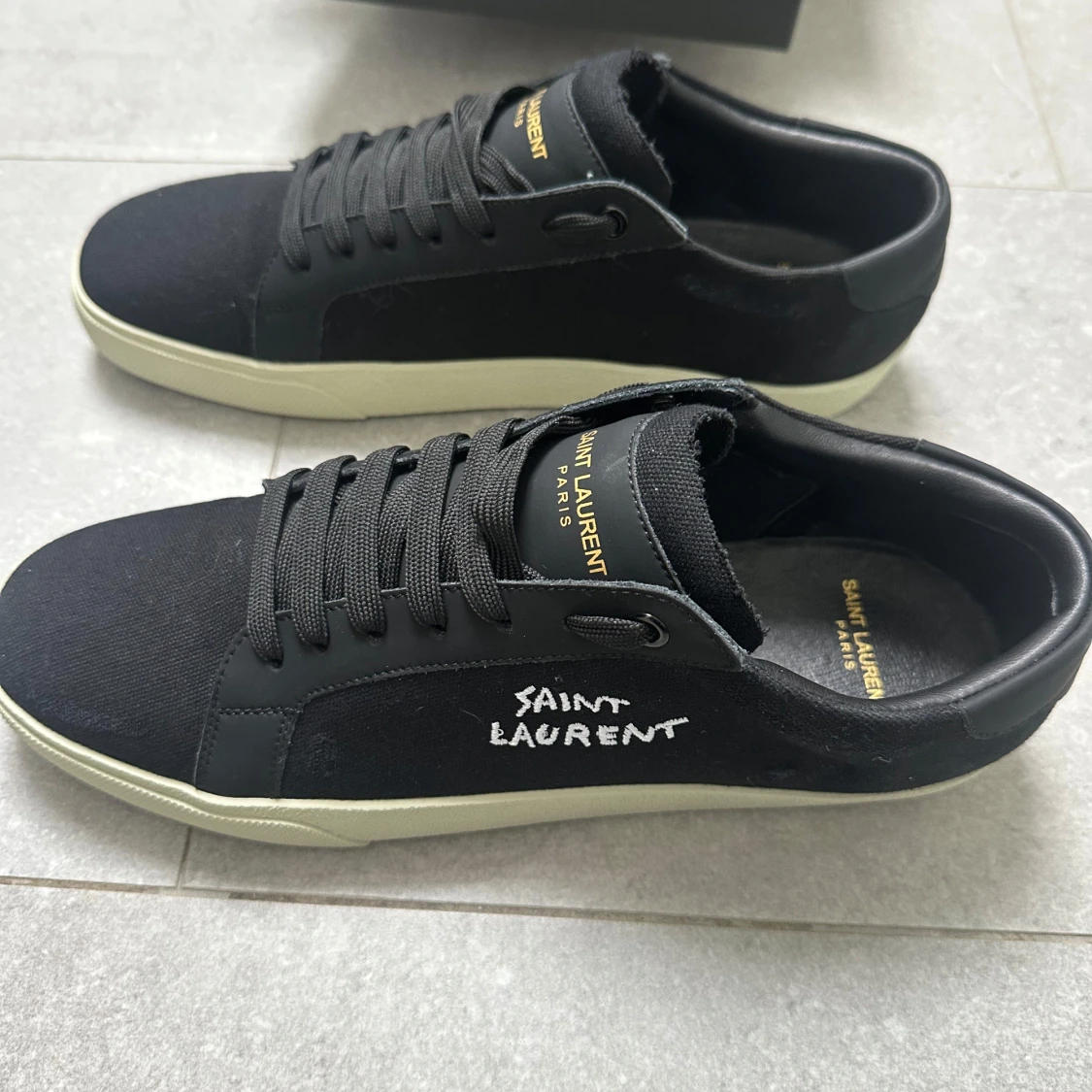 Svarta Saint Laurent sneakers - 3