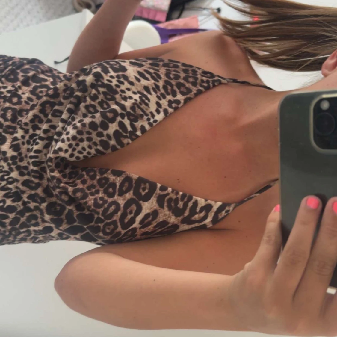 Leopardmönstrad klänning - 2