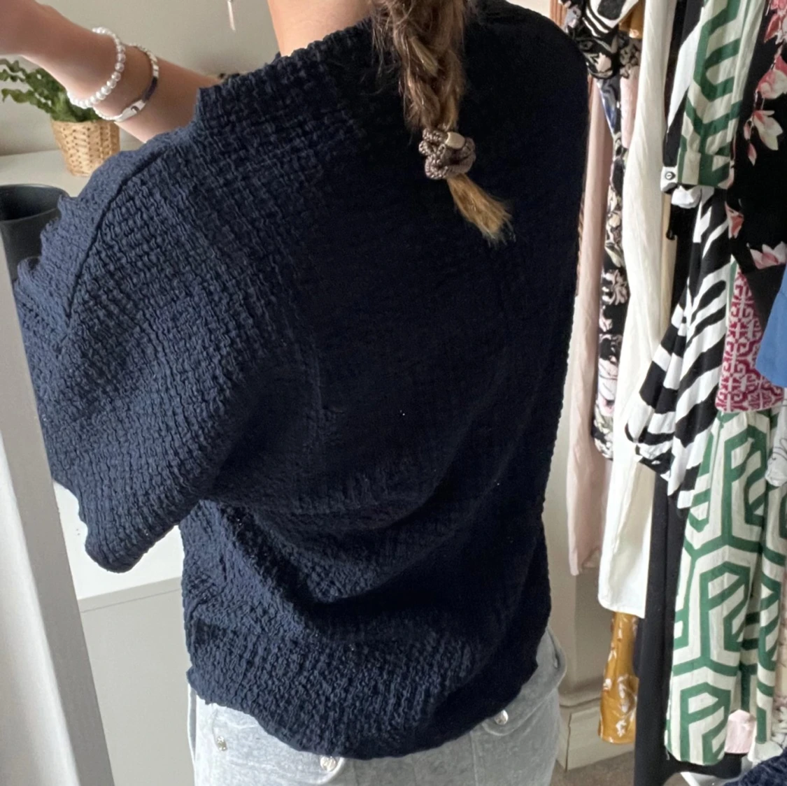 Marinblå Tröja  - 91