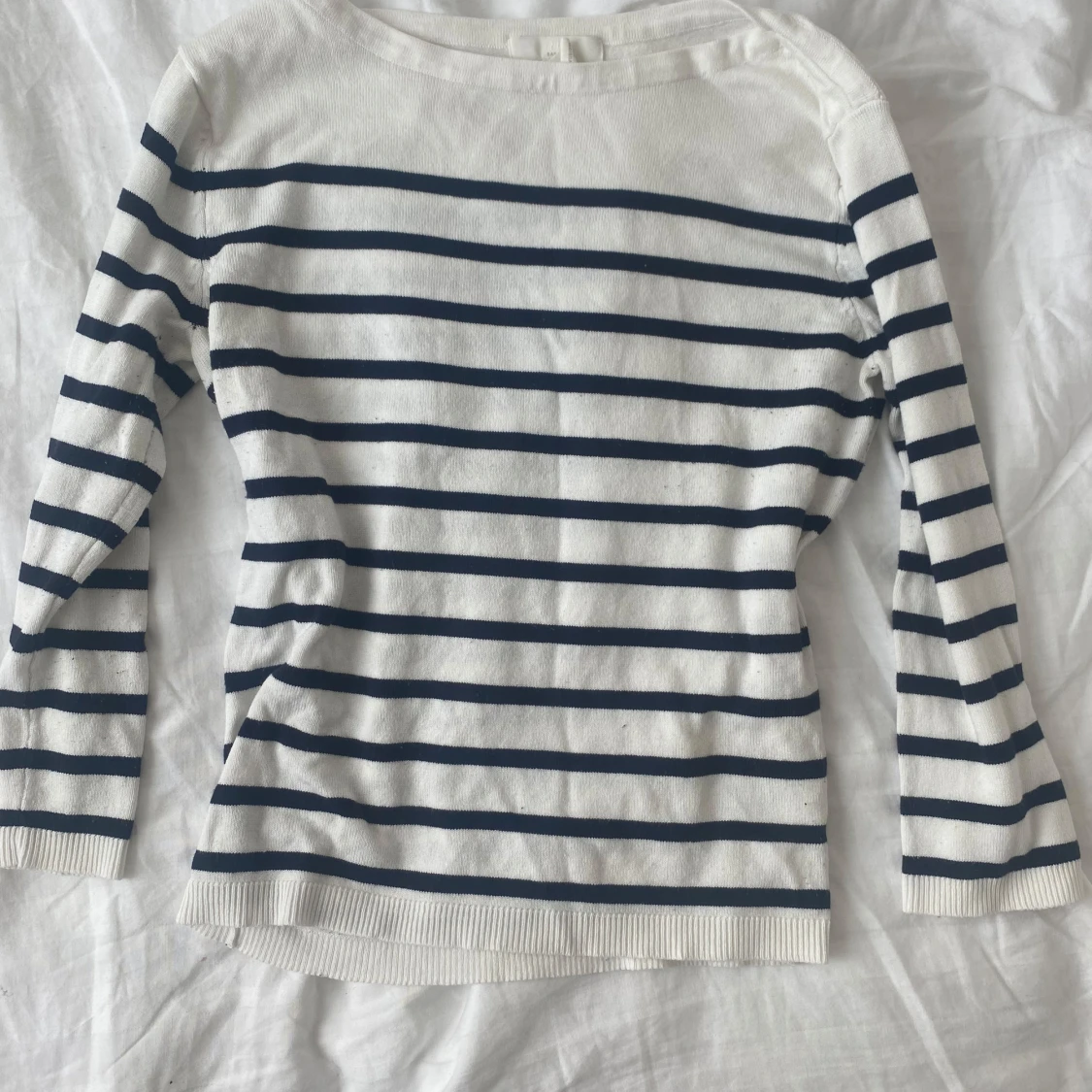 Randig långärmad tröja från H&M