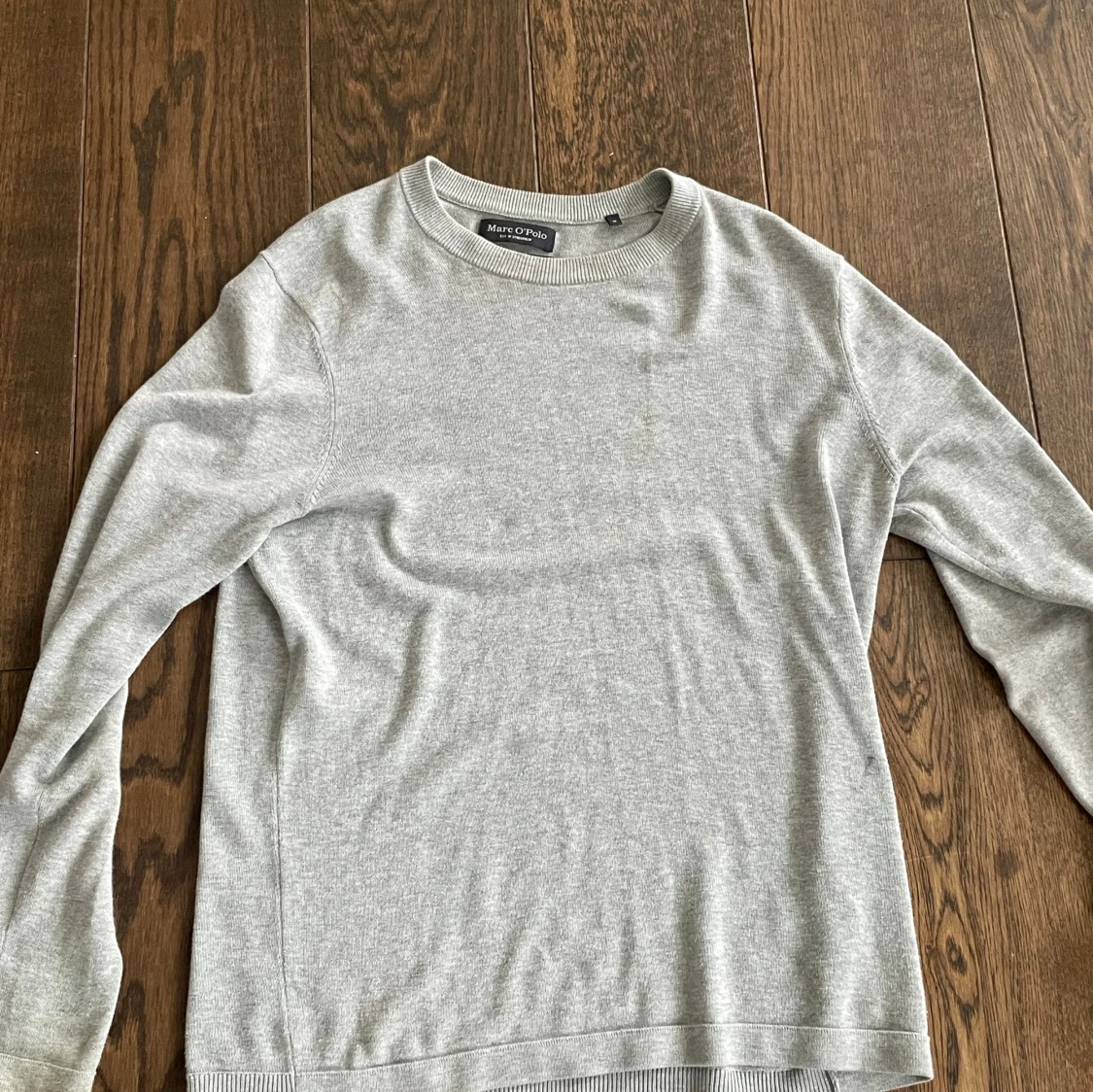 Ljusgrå kashmirtröja Marc O'Polo