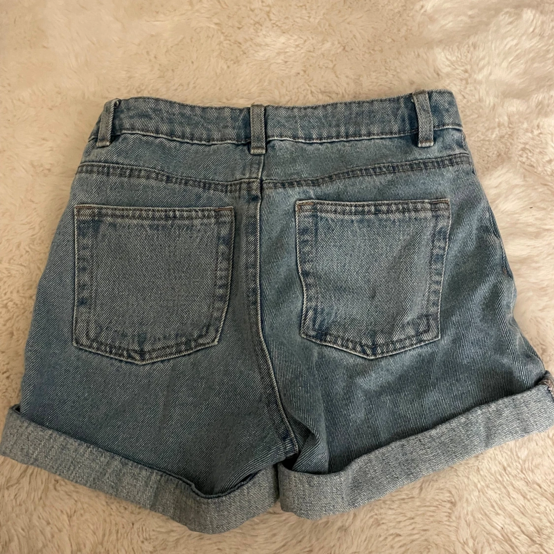 Blå mom shorts från Denim Co. - 2