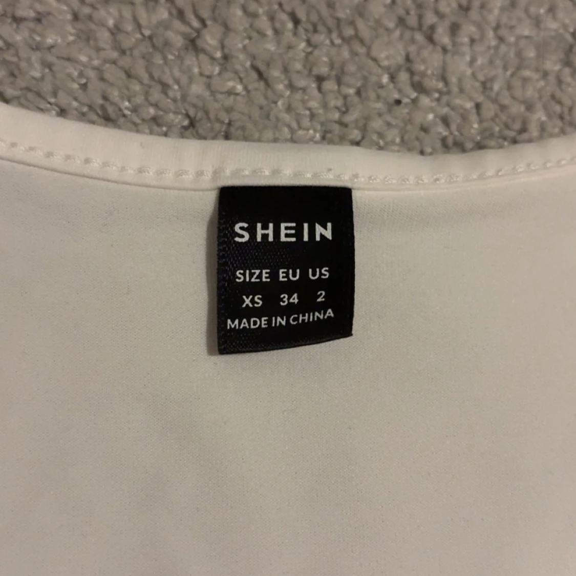 Vit långärmad spetstopp - 2