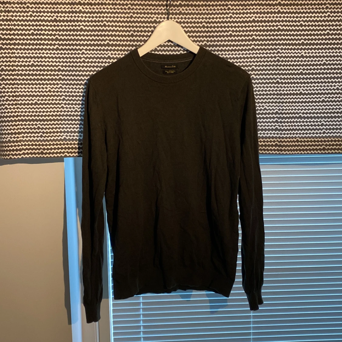 Mörkgrön tröja från Massimo Dutti S