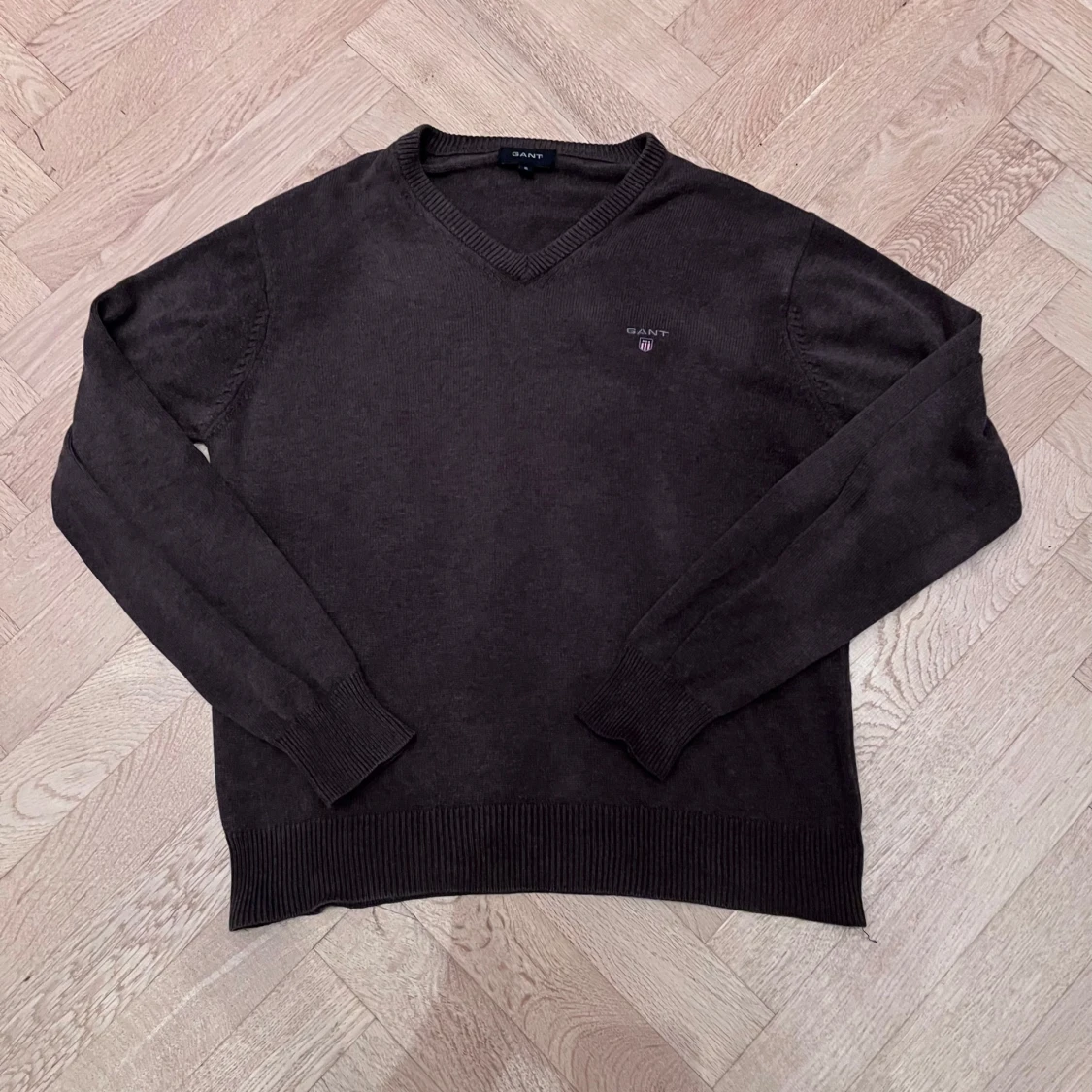 Brun stickad tröja från GANT - 1