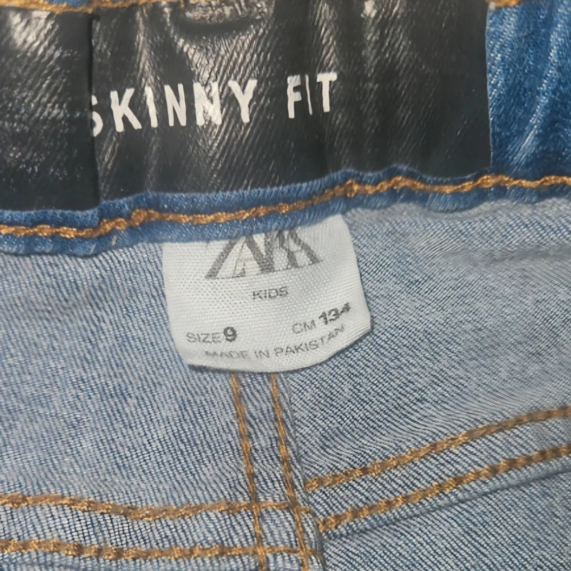 Blå skinny jeans från Zara - 3