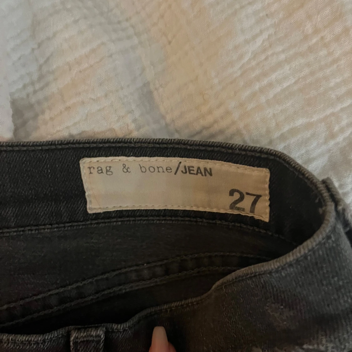 Svarta jeans shorts  - 2