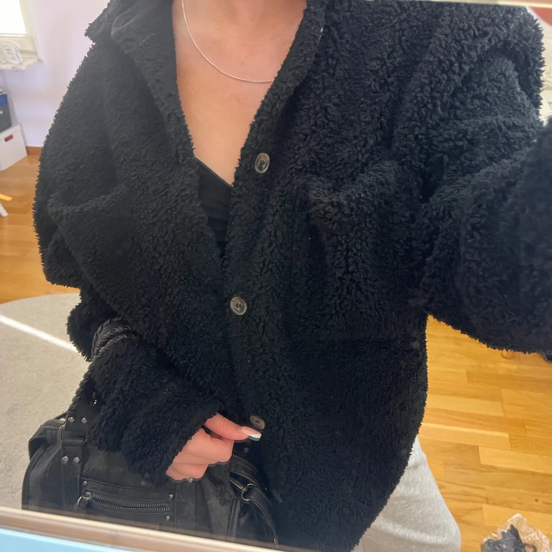 Svart teddyjacka 🧸💗 - 4