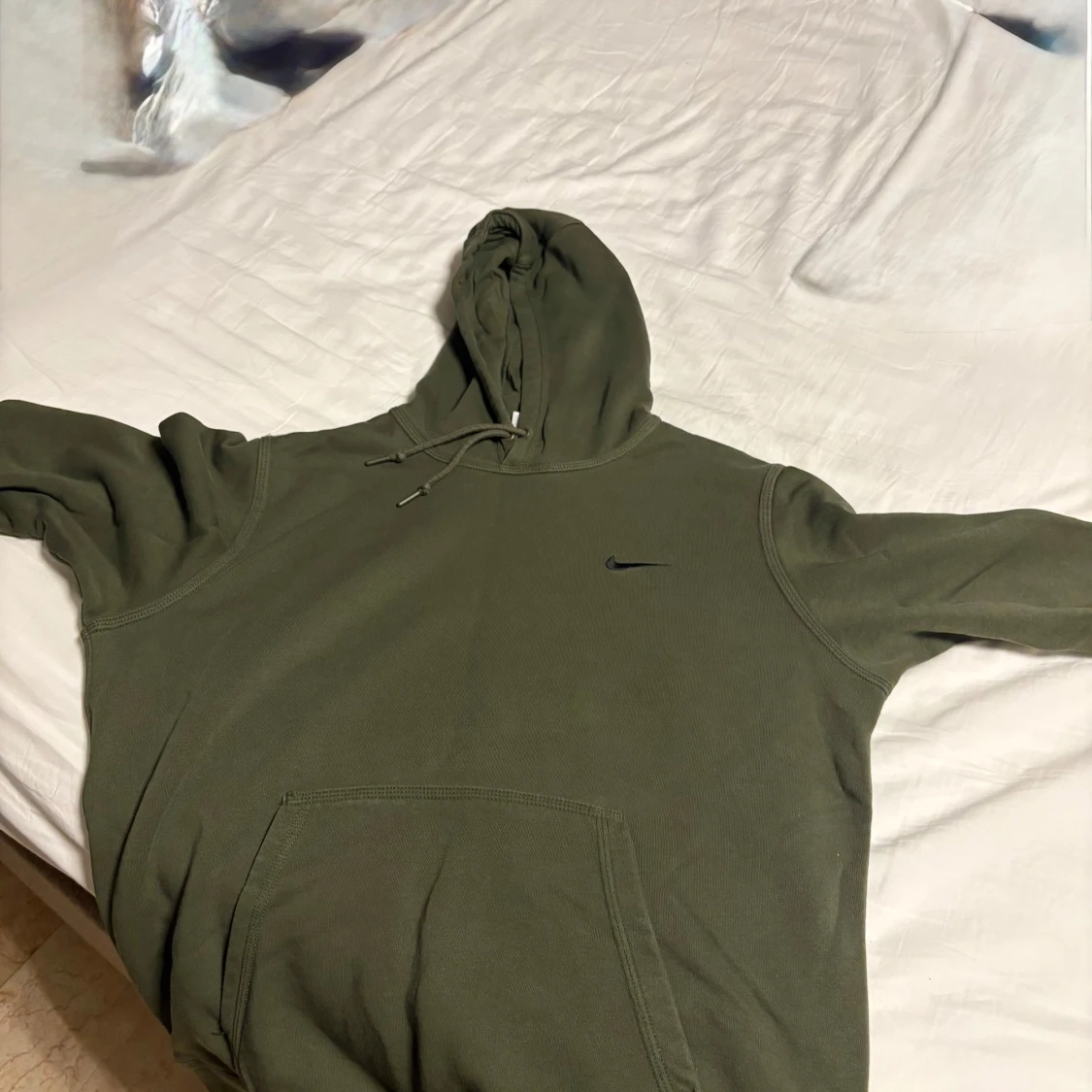 Olivgrön hoodie från Nike