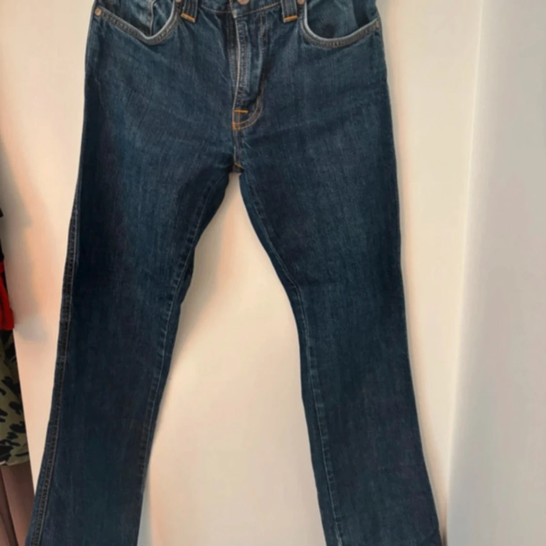 Blå Nudie Jeans 