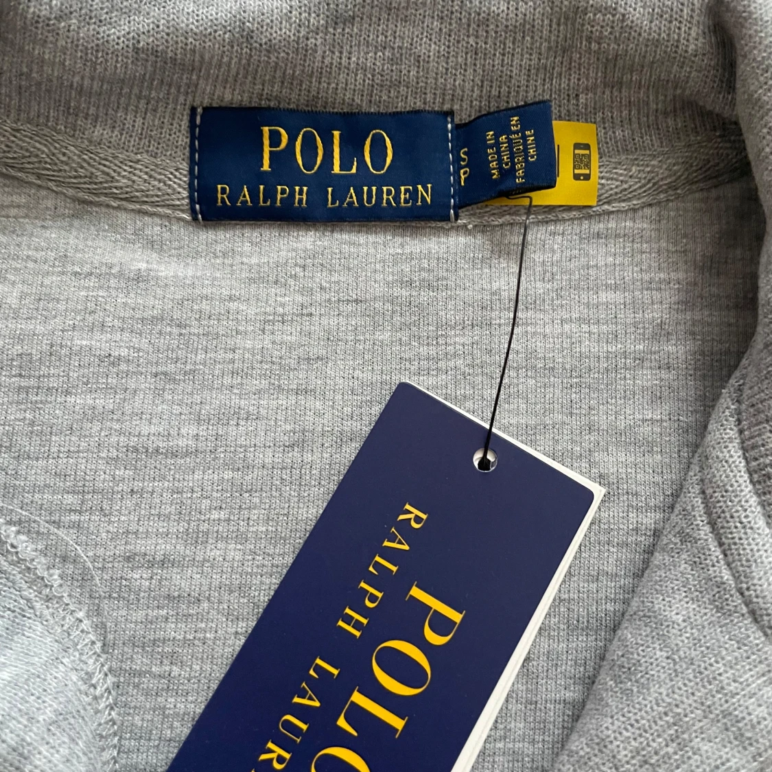 Grå half zip tröja från Polo Ralph Lauren - 2