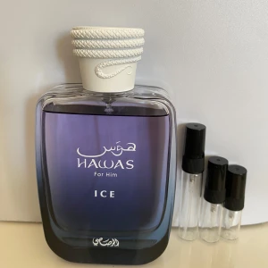 Rasasi Hawas Ice 2ML - Rasasi Hawas Ice samples: 2ml 12kr, 3ml 20kr, 5ml 30kr. Checka min profil för flera storlekar och andra parfym samples.