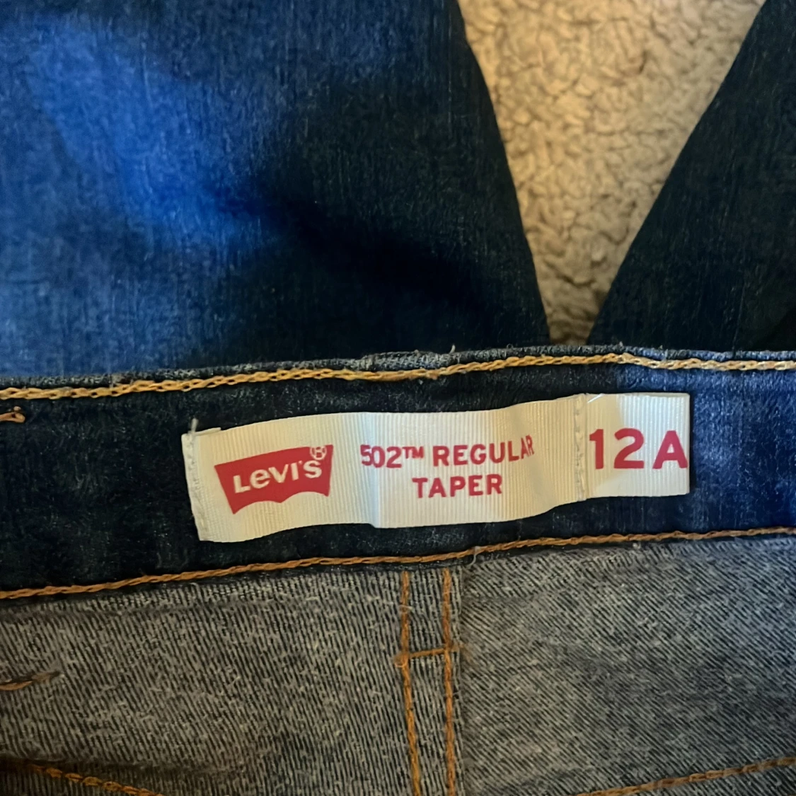 Levi's 502 mörkblå jeans 12A - 2