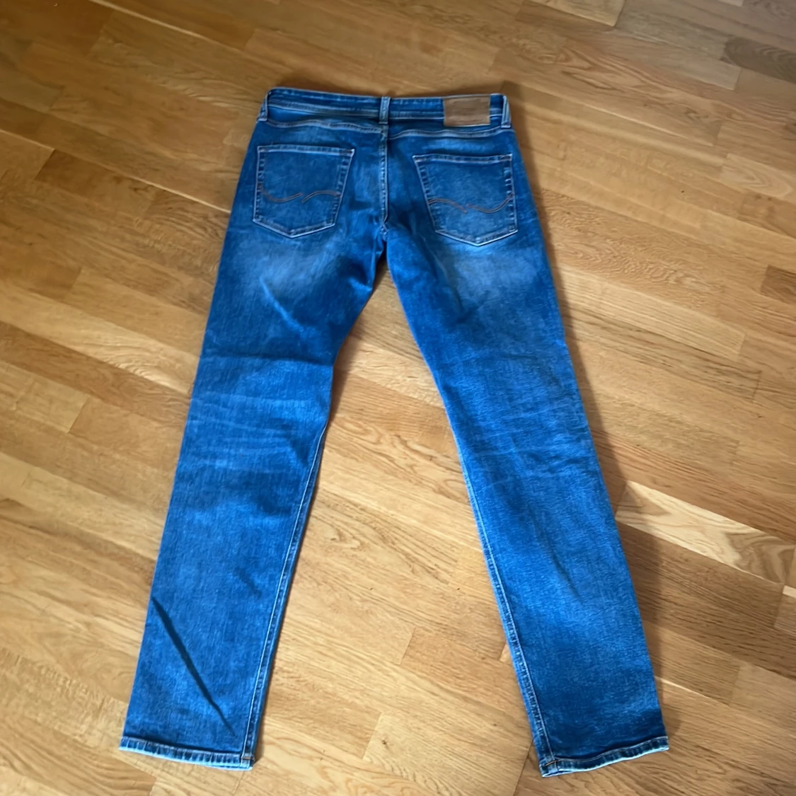 Blå tapered jeans Tapered/Mike 30/34 - 1