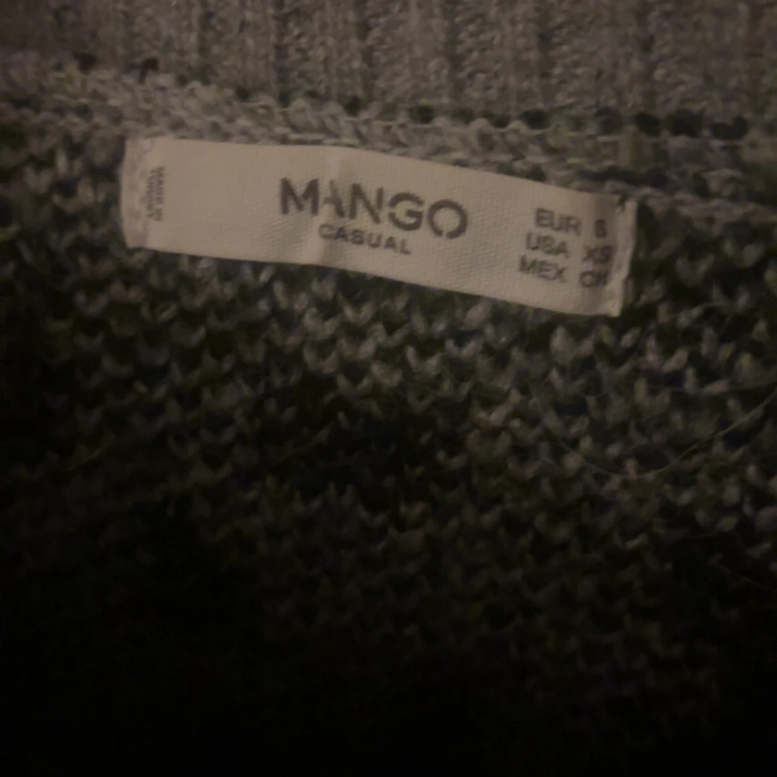 Grå leopardmönstrad stickad tröja Mango - 1