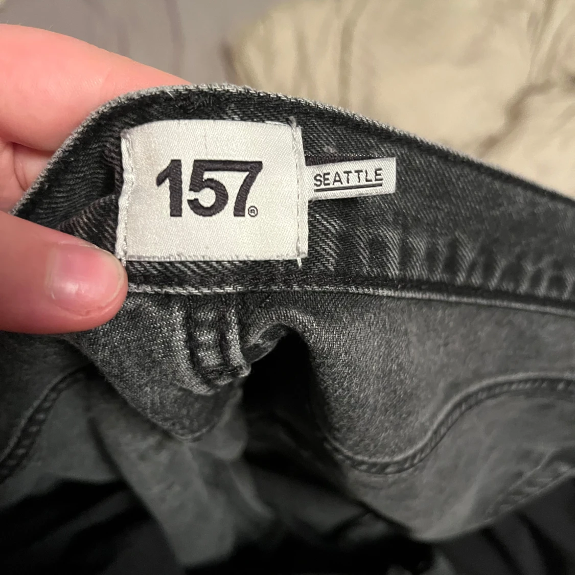 Svarta jeans från lager 157 Seattle W36 L32 - 2