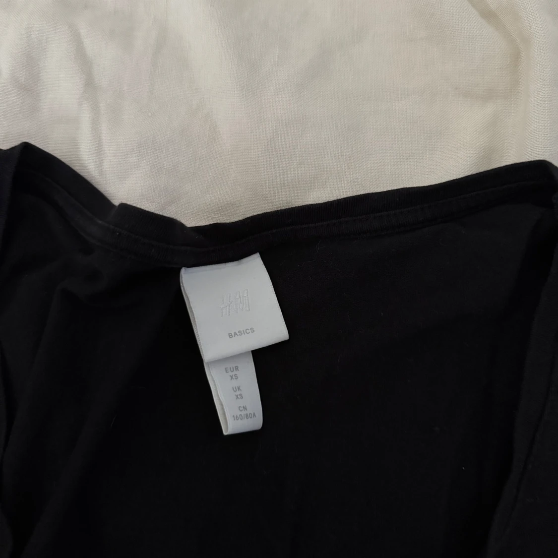 Svart långärmad topp från H&M - 1