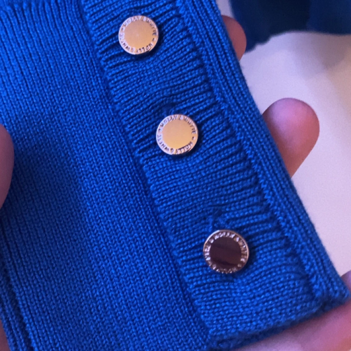 Blå stickad tröja Holly & Whyte - 1