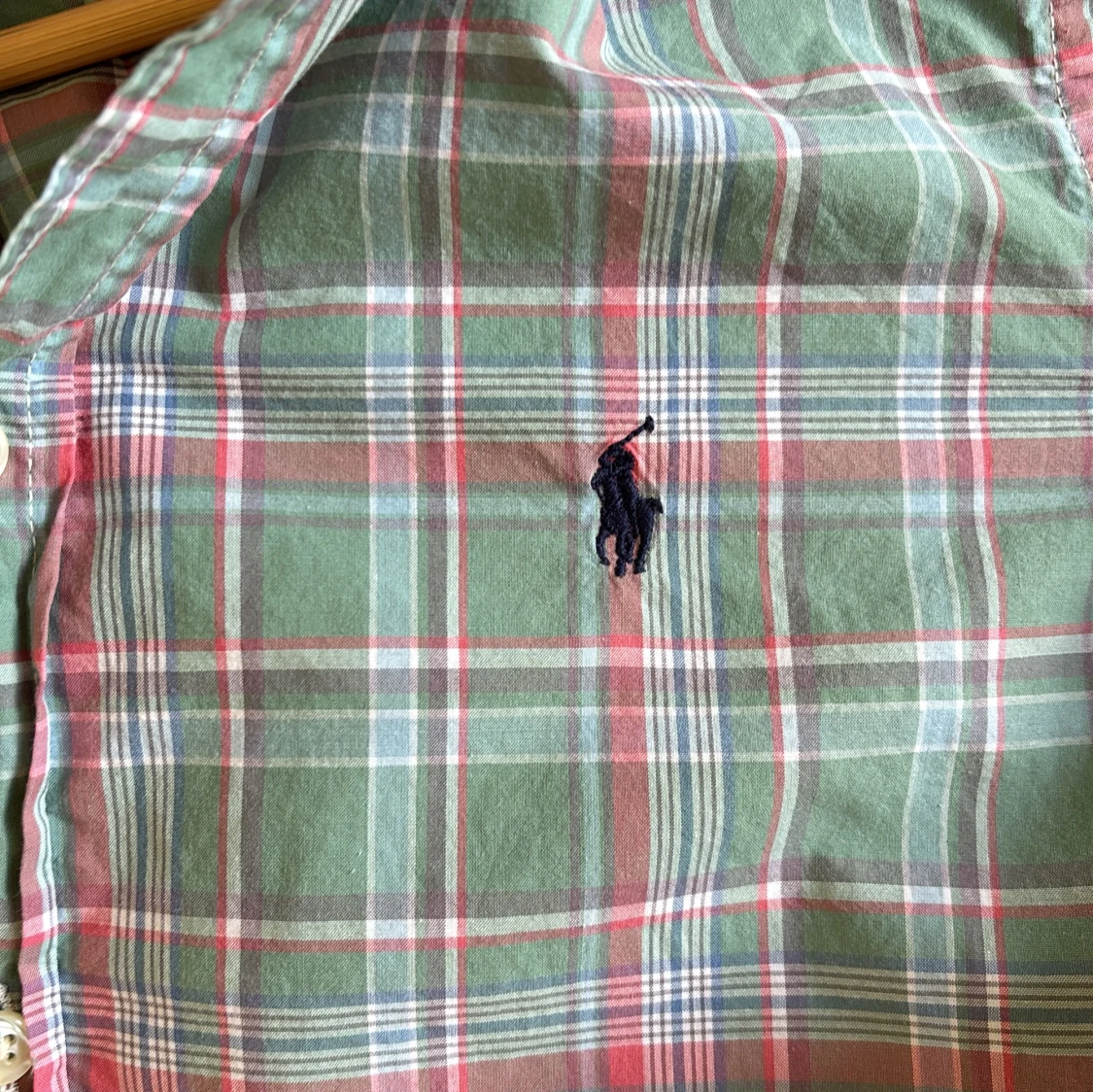 Rutig grön skjorta från Ralph Lauren S/XS - 2
