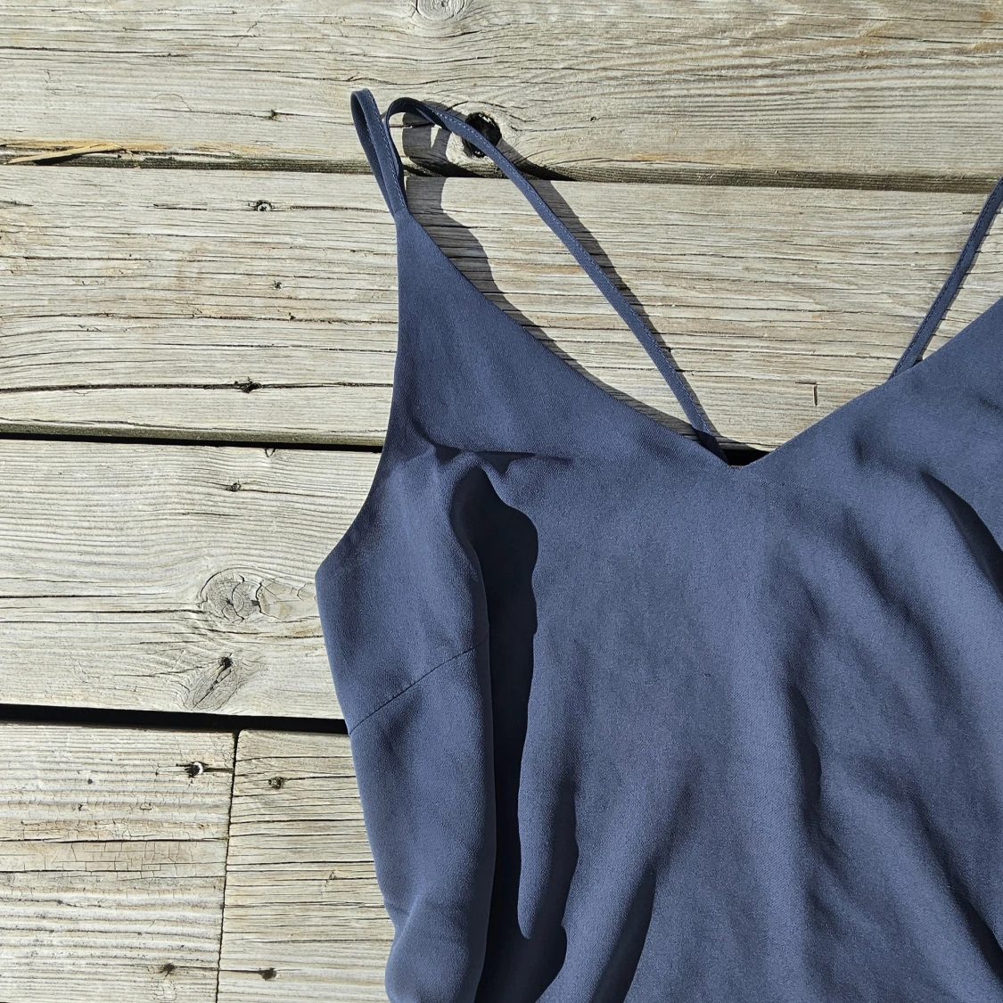 Blått linne/blus - 1