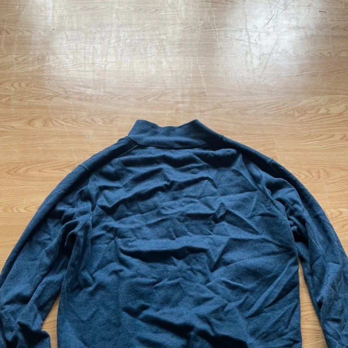 Blå ziptröja från GANT i bomull - 3