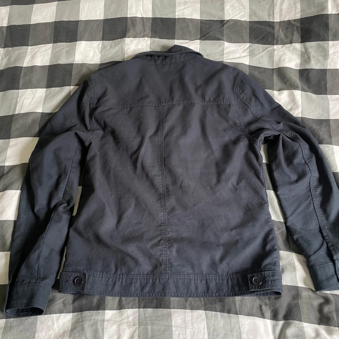 Mörkblå overshirt Lindberch  - 1