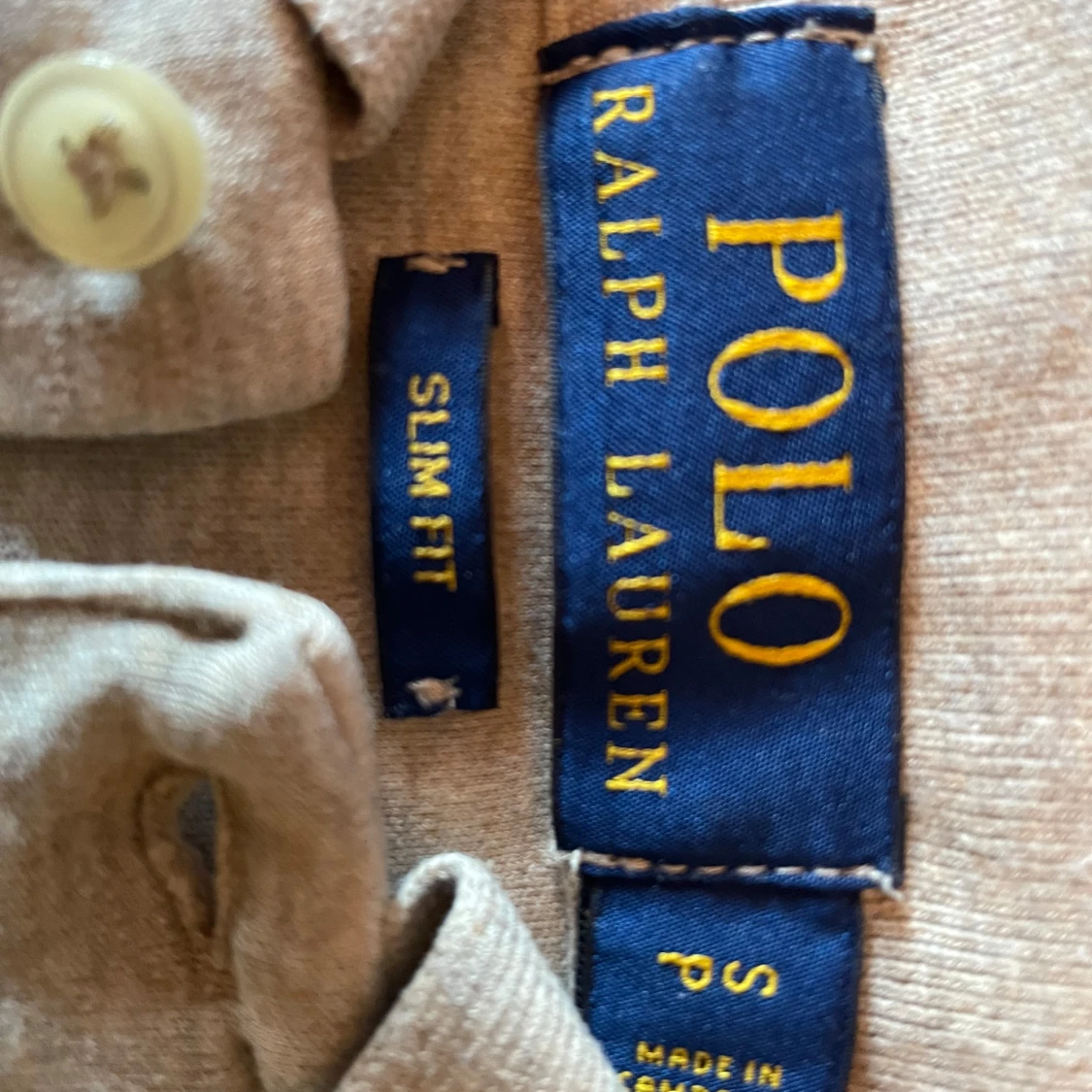 Beige pikétröja från Polo Ralph Lauren - 1