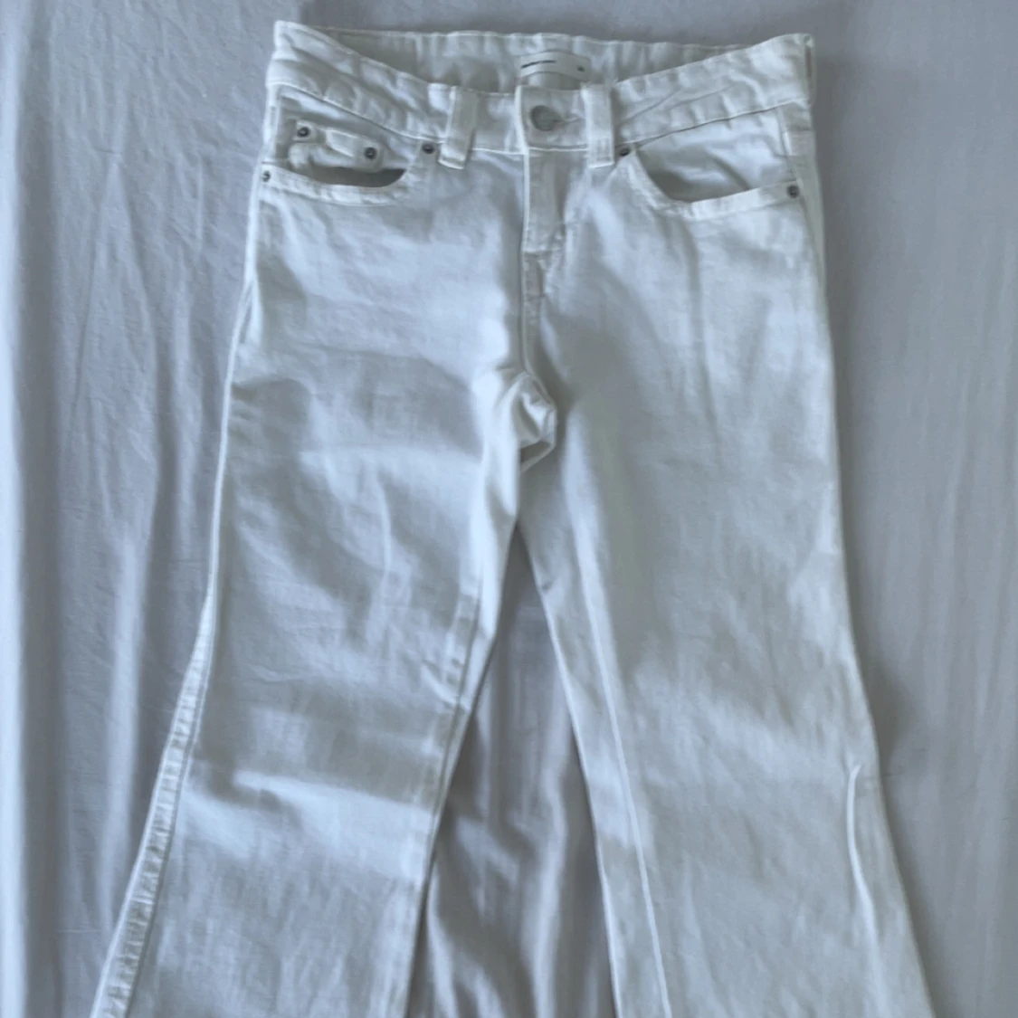 Vita jeans från bootcut  - 4