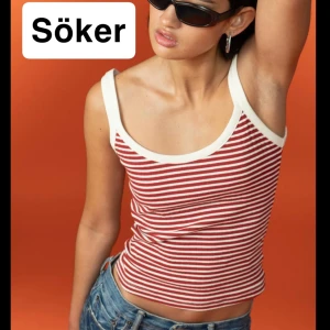 Röd- och vitrandigt linne  - Söker detta linnet från LXA the label i storlek xxs, xs eller s!