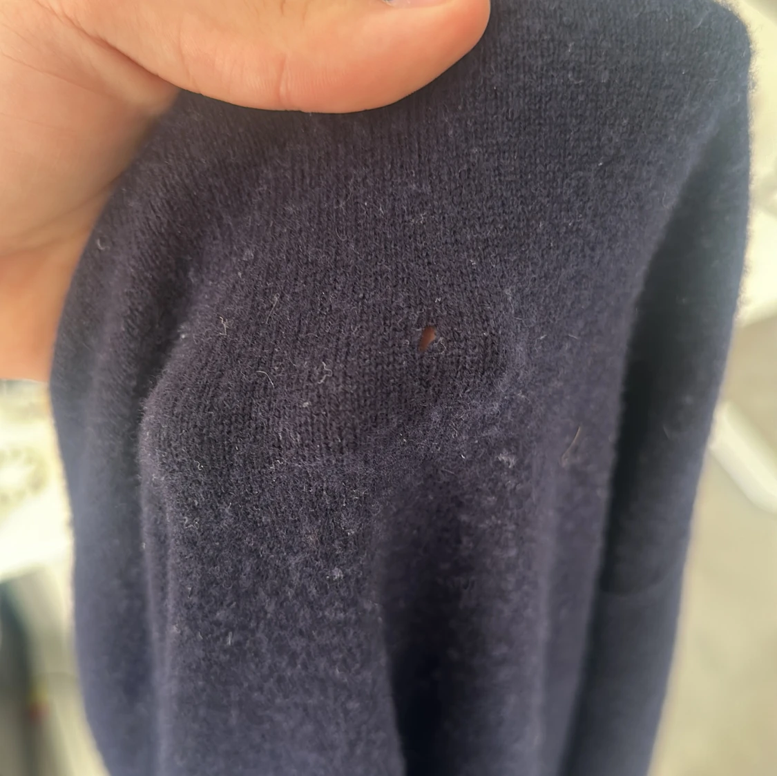 Mörkblå stickad kofta från Polo Ralph Lauren - 2