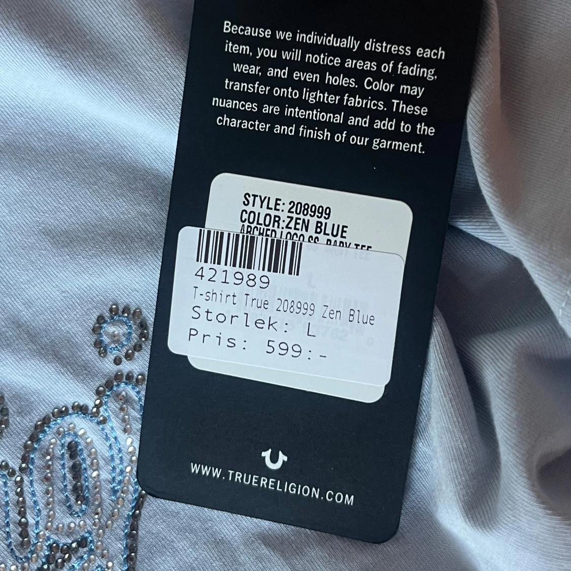 Ljusblå t-shirt från True Religion - 1