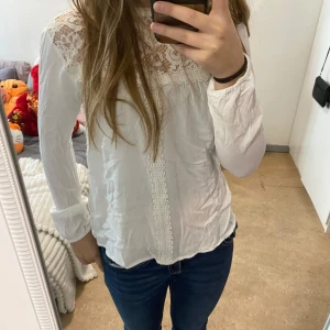 Vit tun sommar tröja  - Vit fin tröja