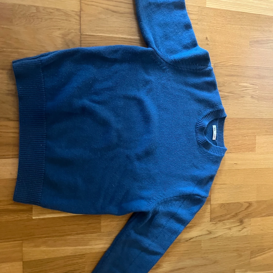 Blå stickad tröja från Zara