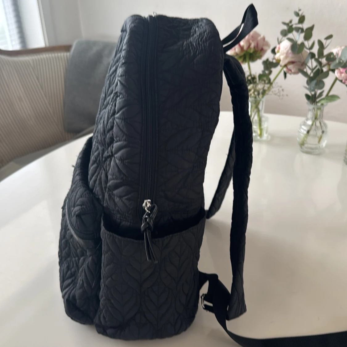 Marlene Birger DAY Svart quiltad ryggsäck  - 1