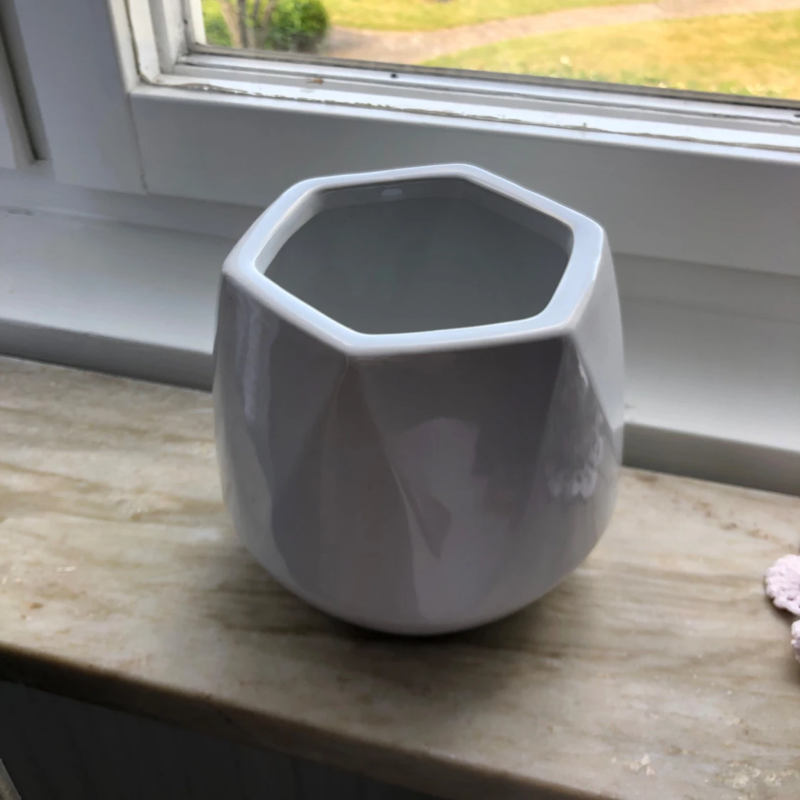 kruka för fönster eller hylla blomma