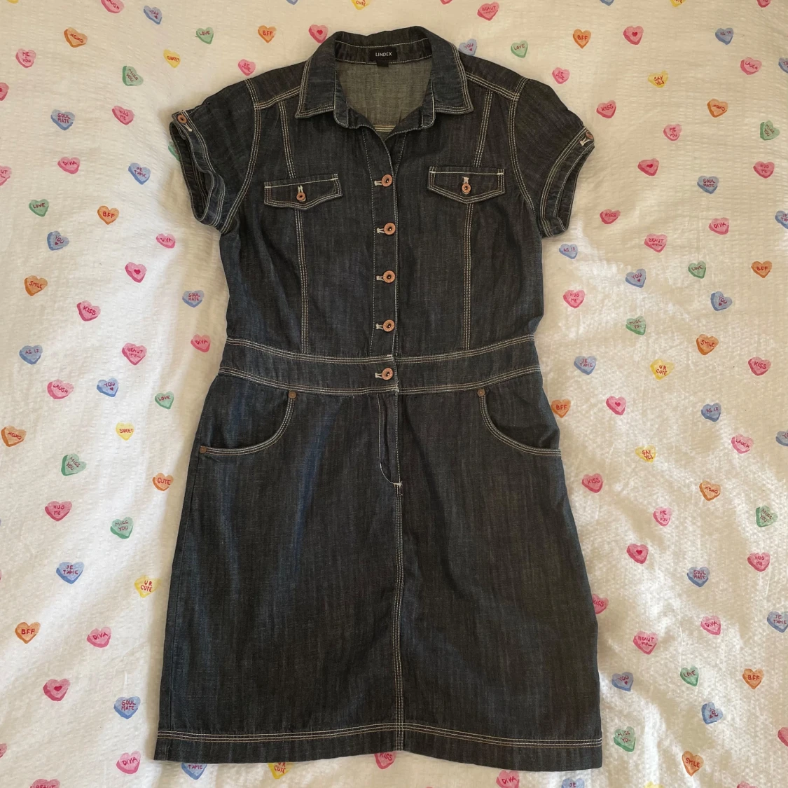 Jeansklänning från Lindex