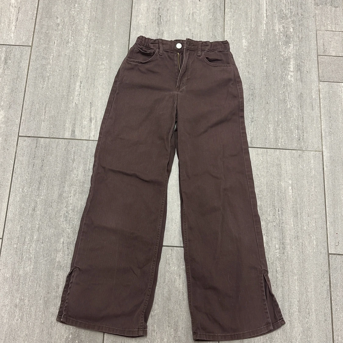 Bruna wide high waist byxor H&M