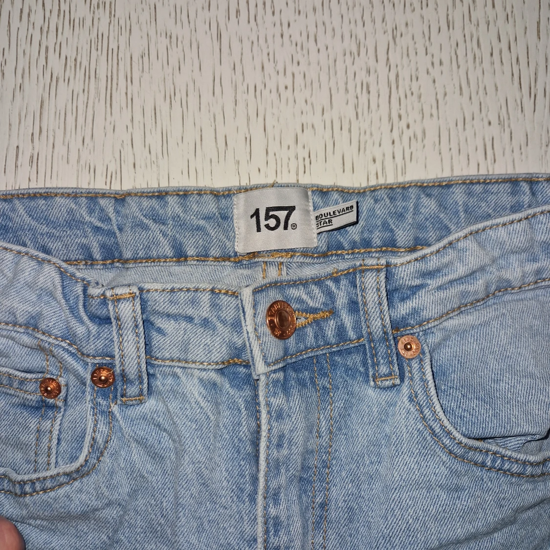 Ljusblå jeans från 157 Boulevard Star - 2