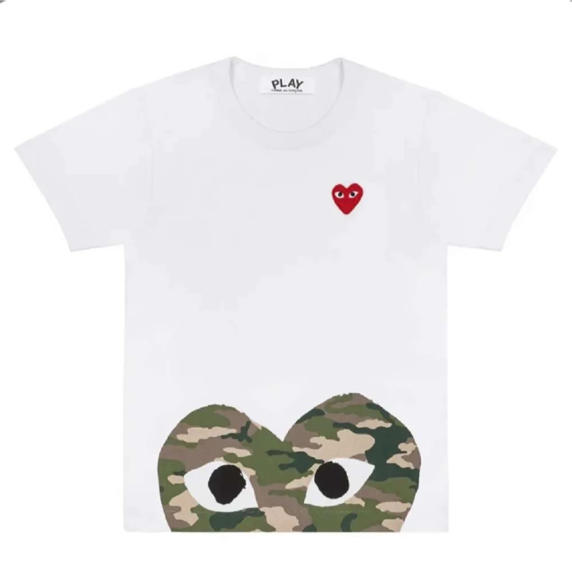Vit Comme des Garçons Play t-shirt