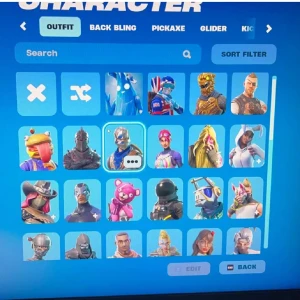 Fortnite og konto galaxy skin black nigth  - Jag säljer min Fortnite konto för att jag spelar inte Fortnite längre 