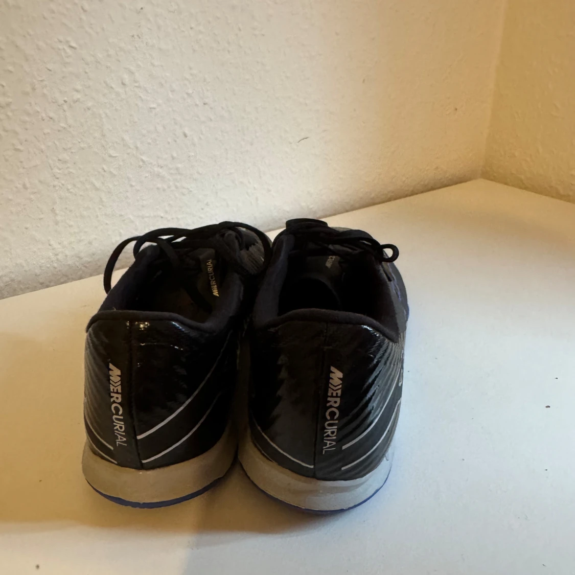 Nike Mercurial Zoom fotbollsskor svart/blå - 2