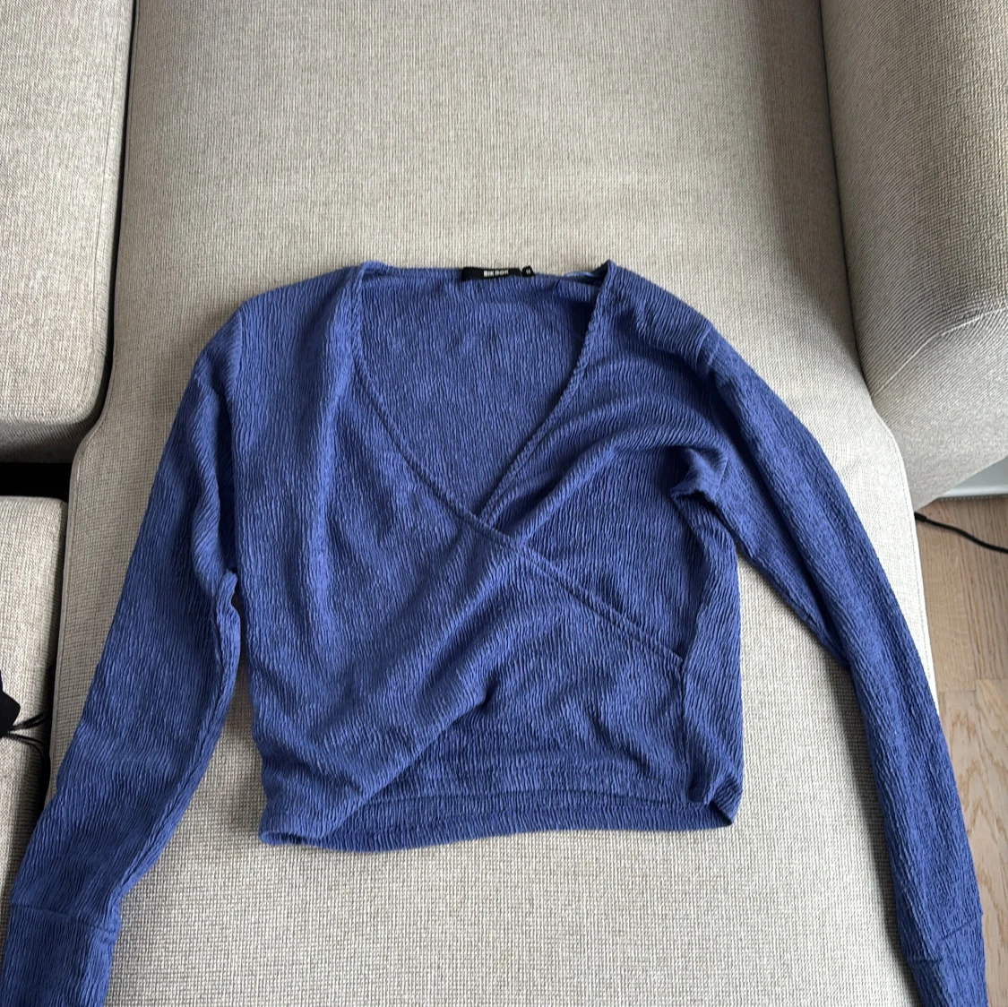 Blå omlottopp från Bik Bok - 1