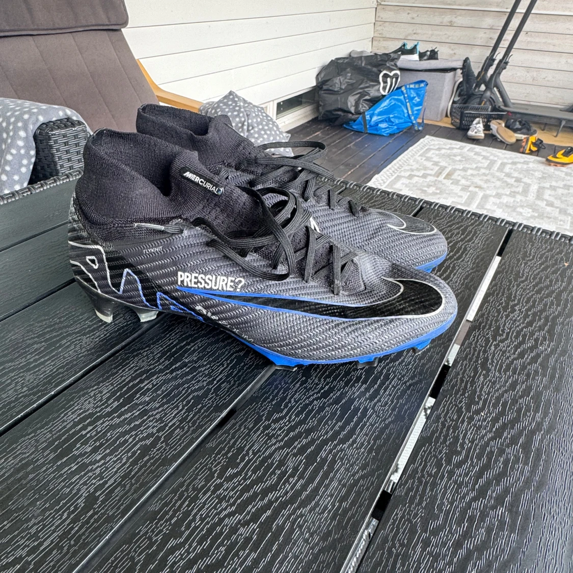 Nike Mercurial svarta fotbollsskor - 1