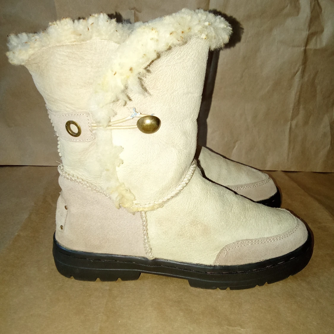 Beiga vinterboots med fårskinnsfoder, 37