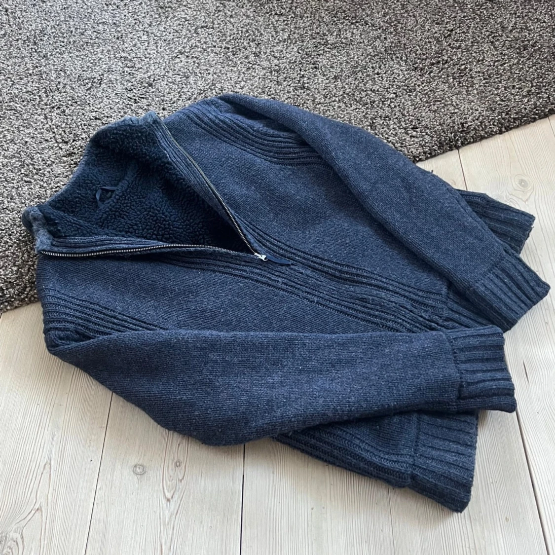 Fodrad Cardigan Stickad - 1