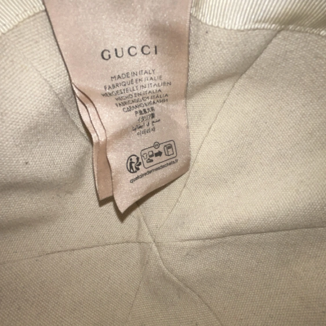 Rosa Gucci keps med GG-mönster - 3